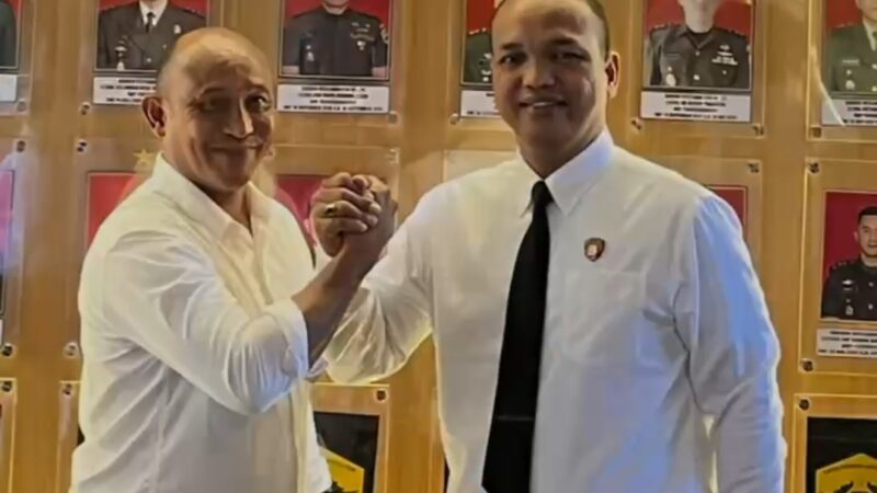 HUT TNI Ke 81 Polrestabes Medan Silahturahmi Ke Deninteldam I / Bukit Barisan 