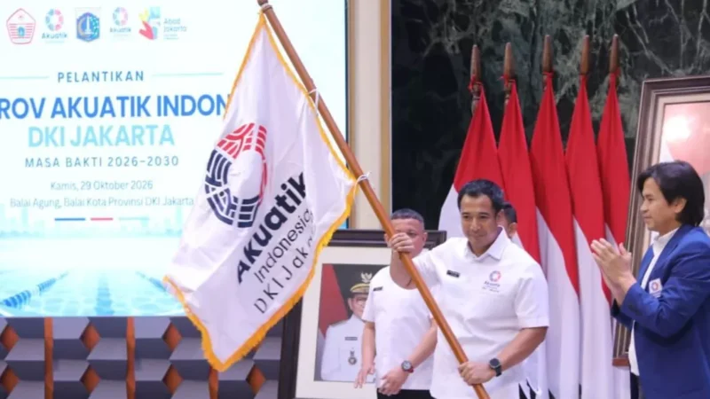 Dilantik Jadi Ketua Akuatik DKI Jakarta, Ade Jona Targetkan 38 Medali di PON 2028