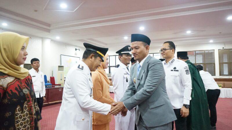 Wali Kota Tanjungbalai Lantik 12 Pejabat Administrator, Pengawas dan Pejabat Fungsional