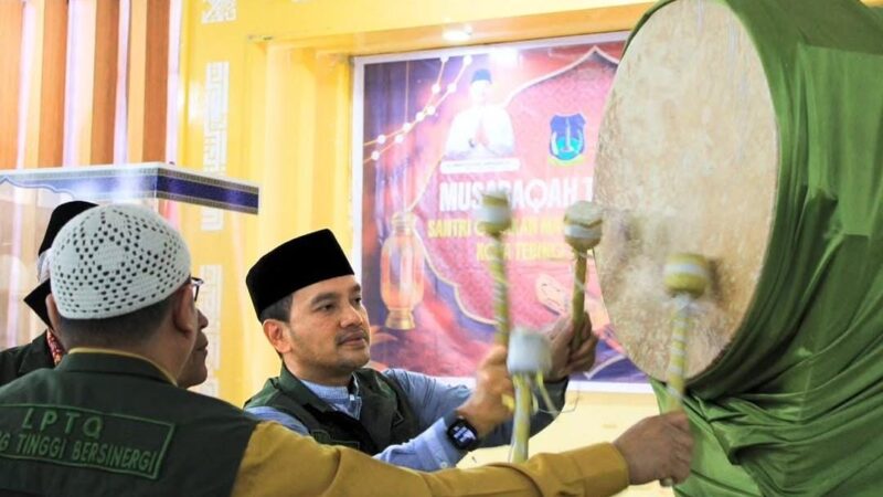 Wali Kota Tebing Tinggi Buka MTQ Santri Gemar Mengaji 2026