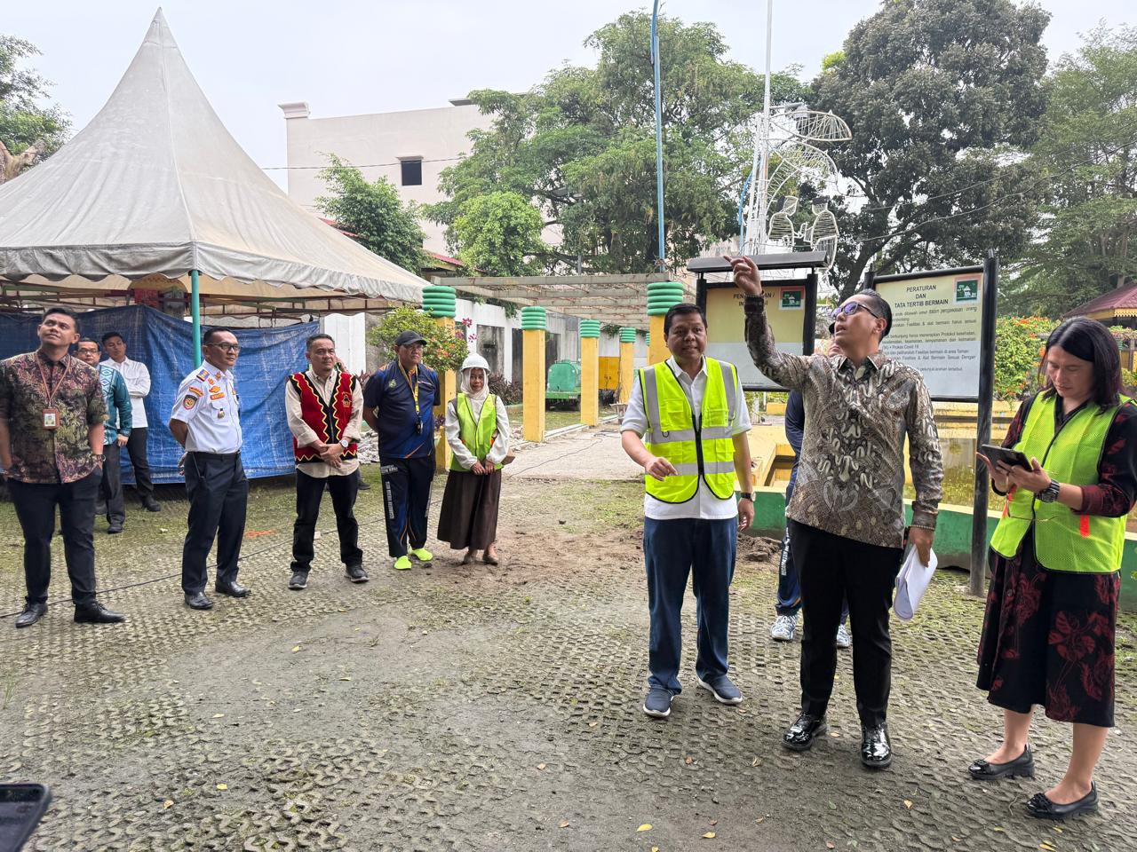 Rico Waas Serius Tata RTH dan Kawasan Bernilai Sejarah Dengan Revitalisasi Taman Sri Deli