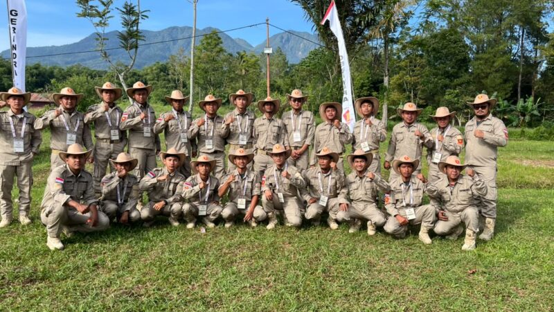 Diklat Laskar Gerindra Sumut Usai, Peserta Deklarasikan Kesiapan Dukung Prabowo Dua Periode
