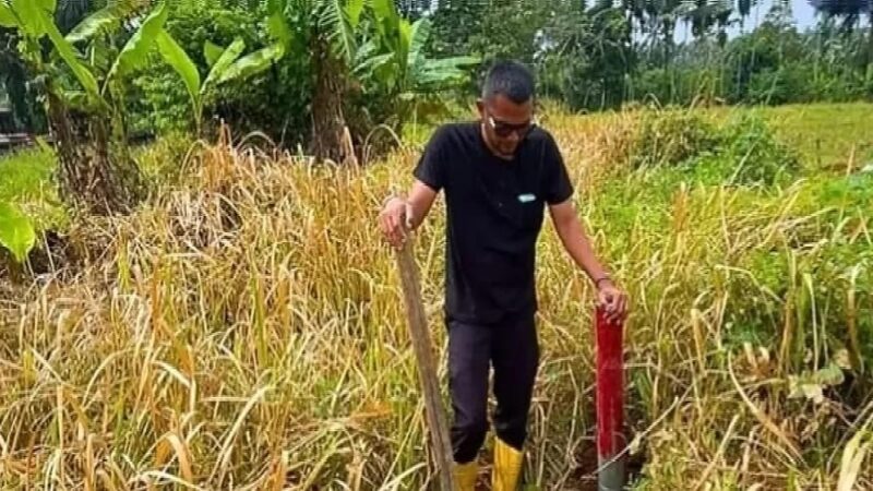 Pemkab Deli Serdang Pasang Patok Jalan Alternatif Pancur Batu