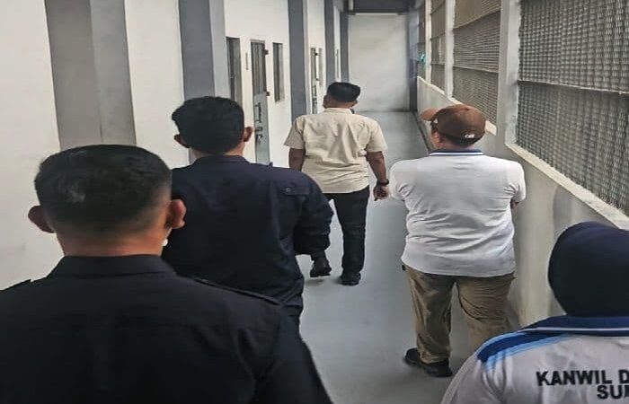 Sidak Lapas Binjai, Kabagtum Pastikan Tak Ada Fasilitas Mewah