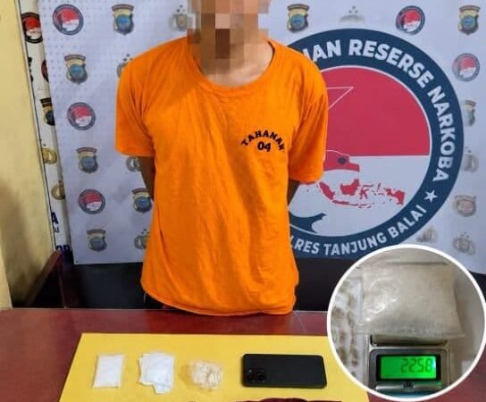 Bawa Sabu 22,58 Gram, Pria 42 Tahun Ditangkap di Tanjungbalai