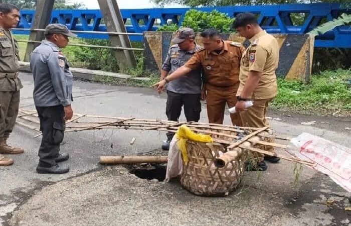 Jembatan Jalan Labu Binjai Rusak Parah, Warga Mohon Petbaikan