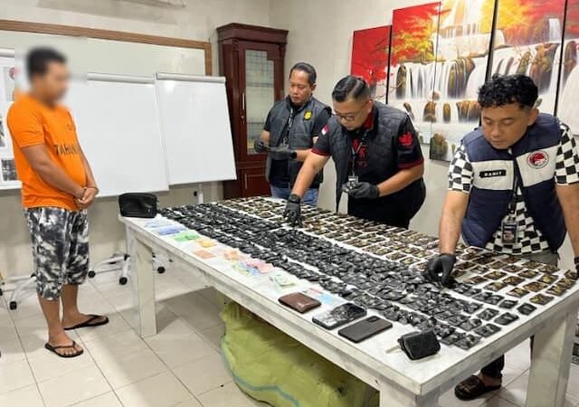 Satres Narkoba Polrestabes Medan Amankan Pengedar 450 Pod Getar