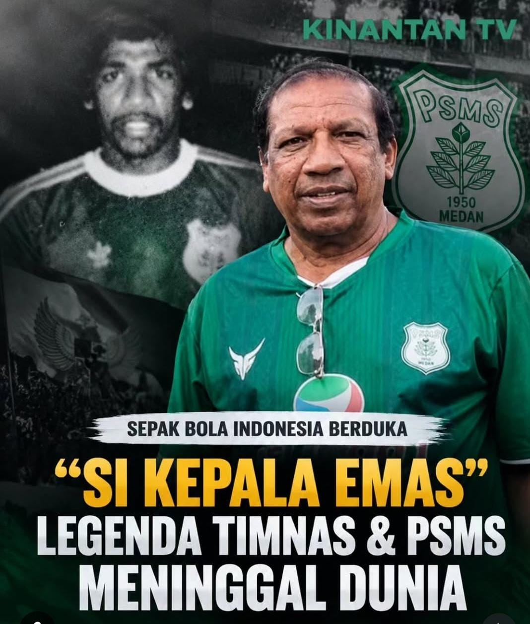 Legenda PSMS Medan Tumsila Meninggal Dunia