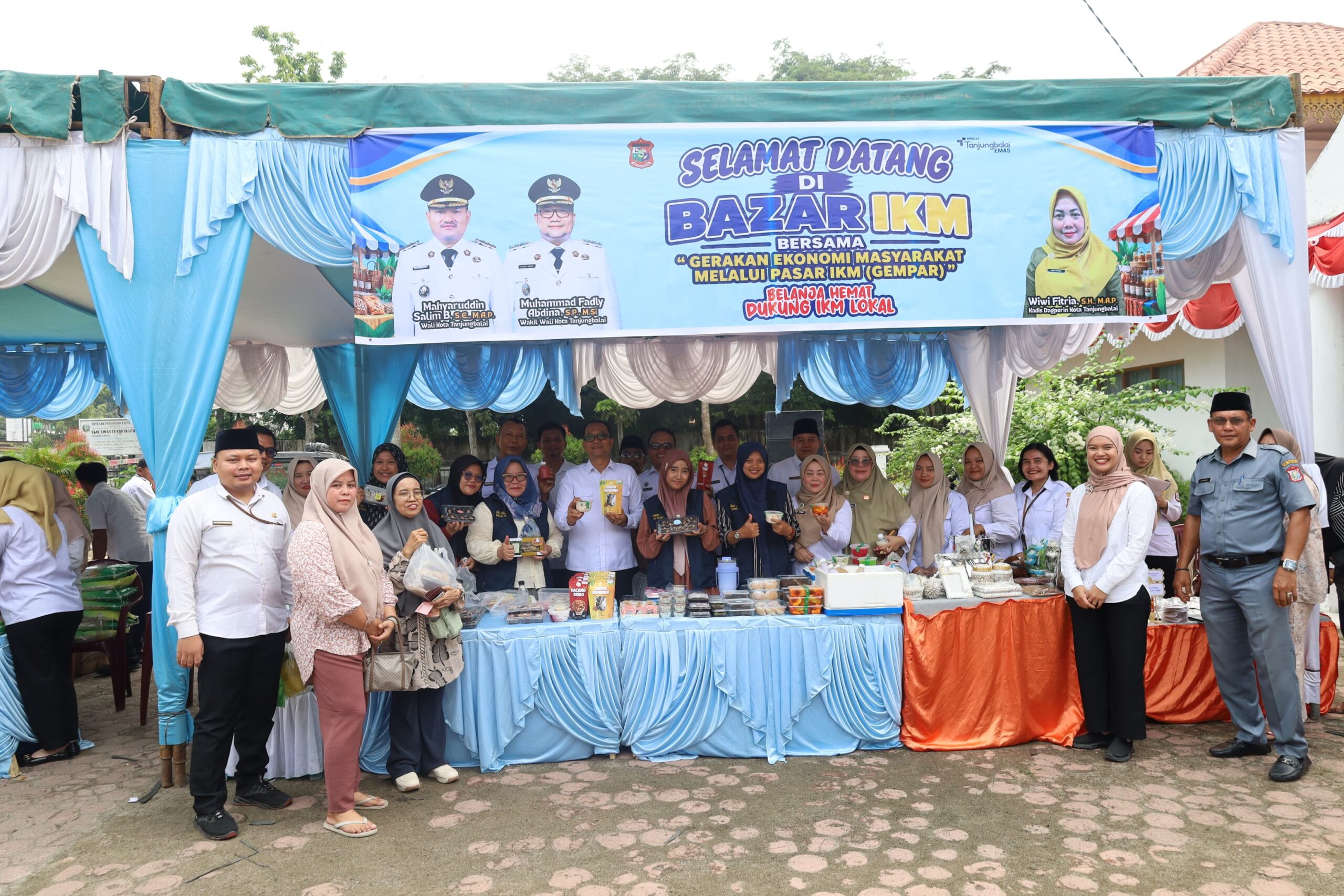 Tingkatkan Daya Beli dan Produktivitas Lokal, Pemko Tanjungbalai Gelar Pasar Murah dan Bazar IKM