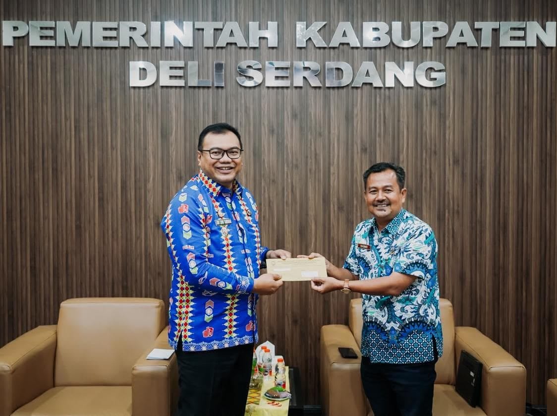Percepat Informasi Kebencanaan, Pemkab Deli Serdang Terima WRS dari BMKG