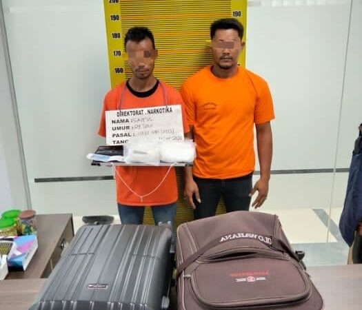 Polisi Buru Pemasok 1 Kg Sabu yang Diselundupkan Lewat Bandara Kualanamu