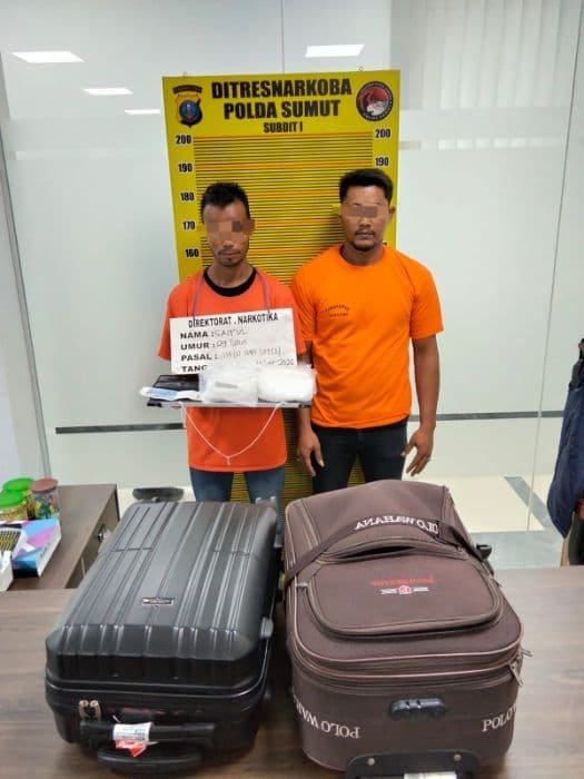 Polisi Buru Pemasok 1 Kg Sabu yang Diselundupkan Lewat Bandara Kualanamu