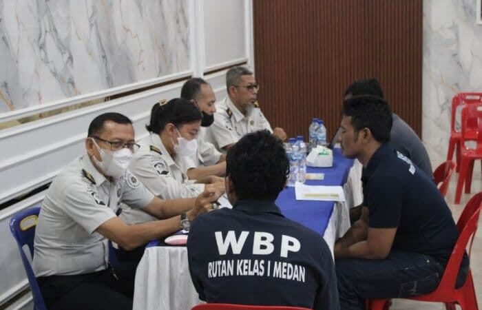 303 Warga Binaan Lapas Medan CKG dan Skrining Tuberkulosis