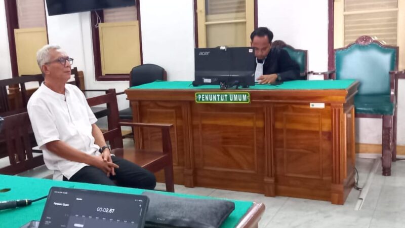 Mantan Kadinkes Batu Bara Dituntut 2 Tahun di Korupsi Dana BTT