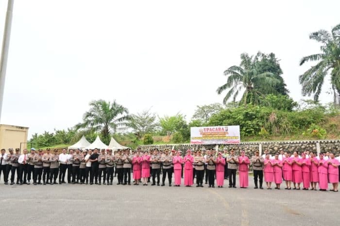 Kapolres Labusel Pimpin Sertijab, AKP Sandira Limbong Jadi Kapolsek Kotapinang