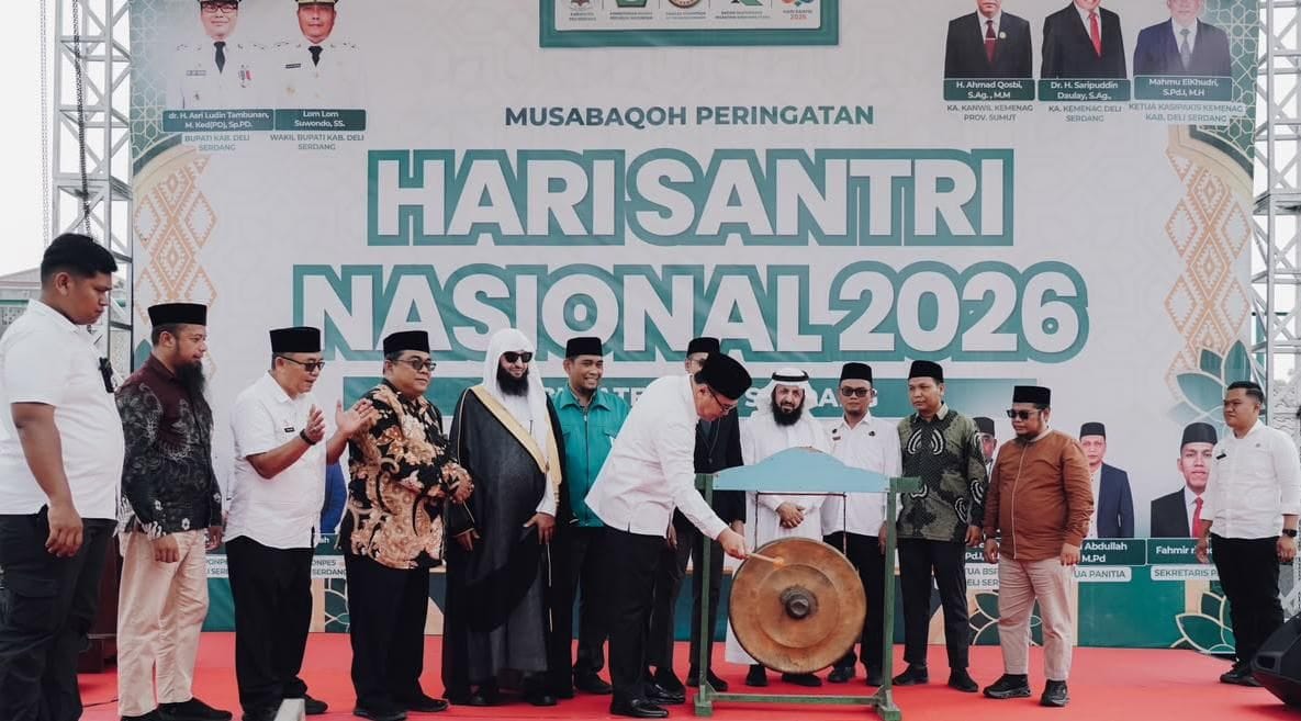 Lomba Hari Santri Nasional 2026, Bupati Deli Serdang : Dorong Santri Berkiprah di Berbagai Bidang