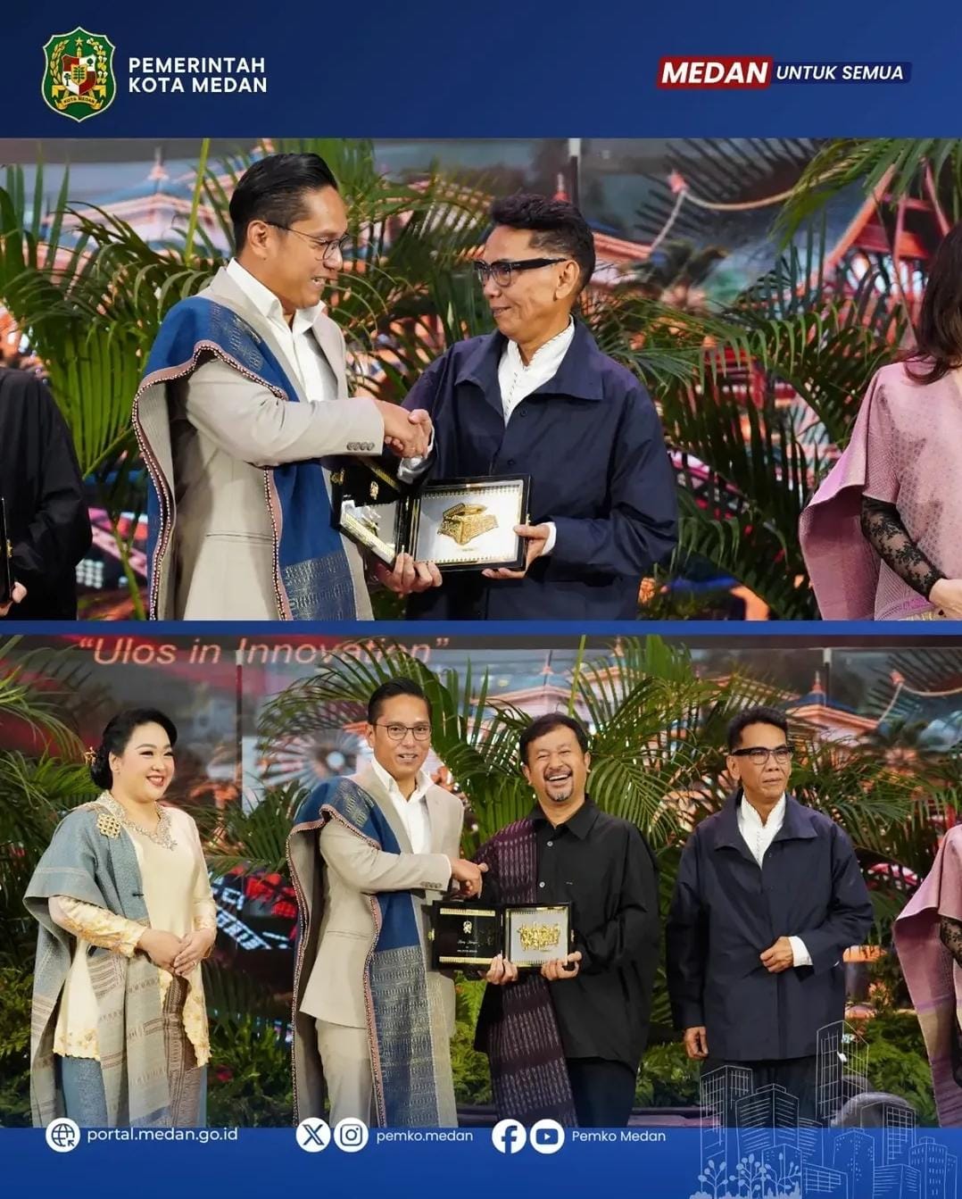 Rico Waas Ajak Generasi Muda Lestarikan Ulos di Medan Fashion & Culture Festival 2026