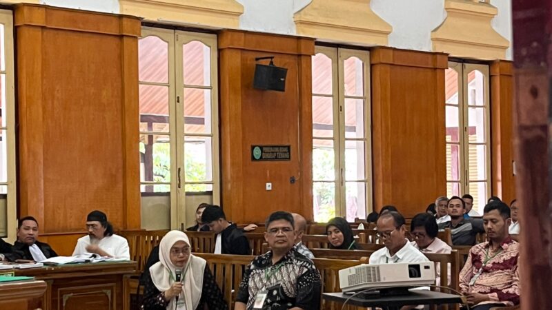 Sidang KSOP Belawan, Saksi dari Pelindo Tegaskan Penerimaan Jasa Pelabuan Telah Dibayar