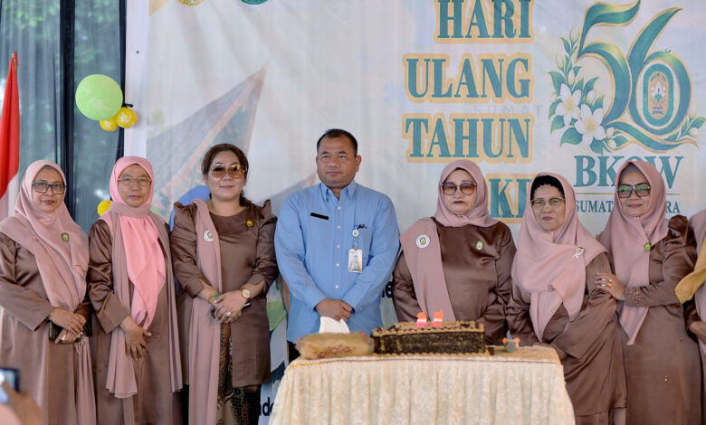 HUT ke-56 BKOW, Pj Sekdaprov Sumut Dorong Perempuan Mandiri dan Jadi Penggerak Ekonomi Keluarga