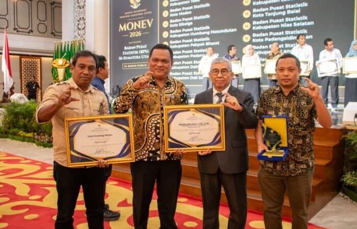 Pematangsiantar Peringkat Tiga Keterbukaan Informasi Sumut Award 2026