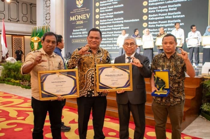 Pematangsiantar Peringkat Tiga Keterbukaan Informasi Sumut Award 2026