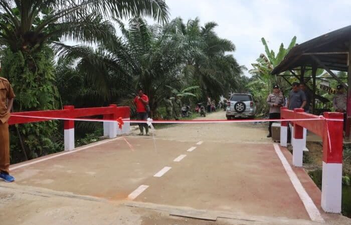 Jembatan di Gebang Langkat Rampung, Hubungkan Tiga Dusun