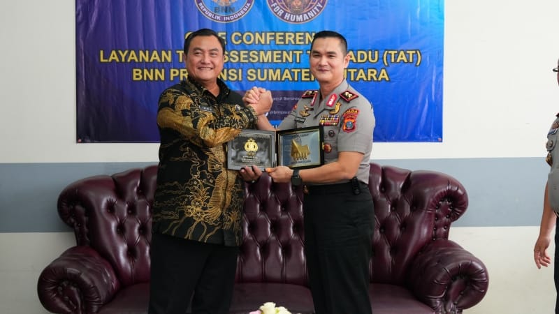 Kapolda Sumut Sambangi BNNP, Perkuat Koordinasi Pemberantasan Narkoba