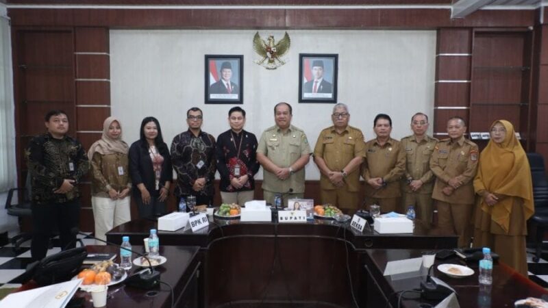 Bupati Asahan Ikuti Kegiatan Exit Meeting BPK RI
