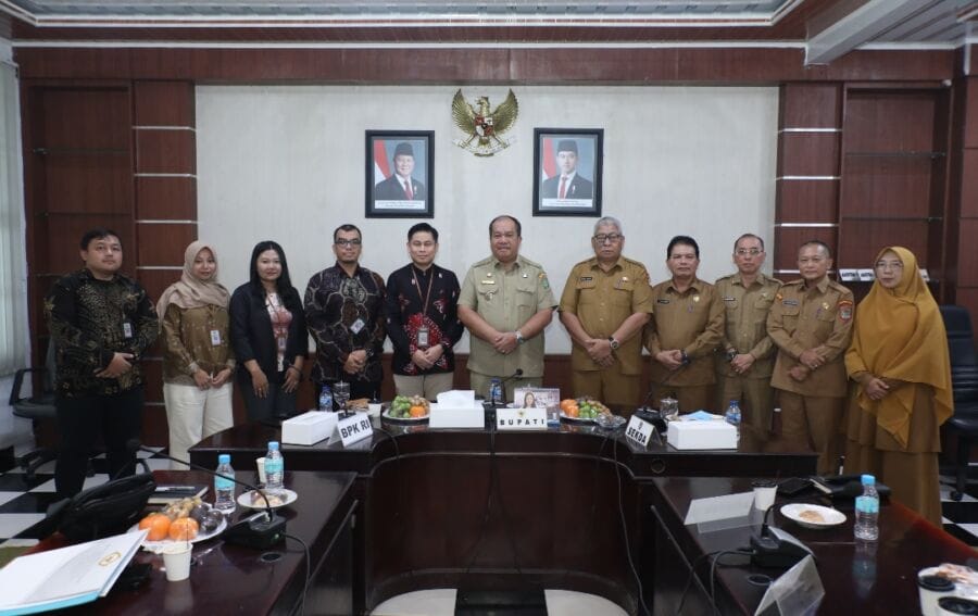 Bupati Asahan Ikuti Kegiatan Exit Meeting BPK RI