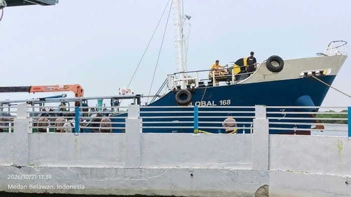 Kapal Tangkapan 2 Ton Sabu di Selat Malaka, Disandarkan di Belawan