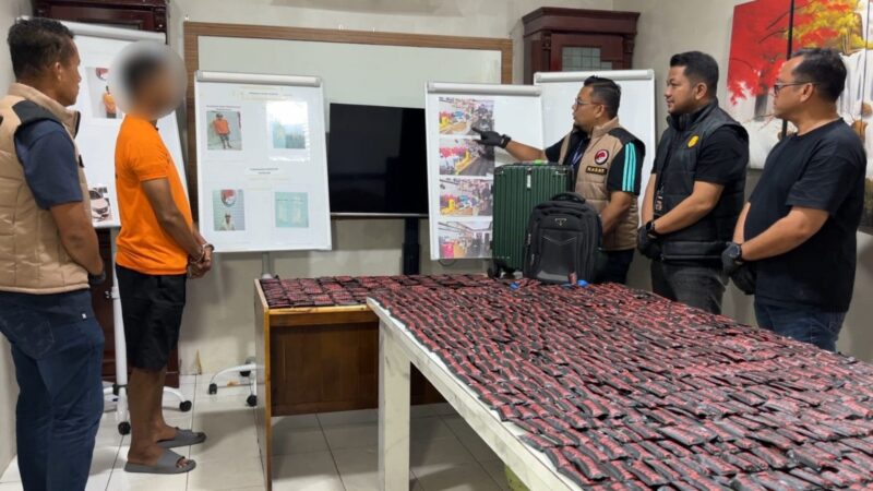 Polisi Bongkar Gudang Vape Narkoba di Bandar Setia, 1.152 Unit Disita