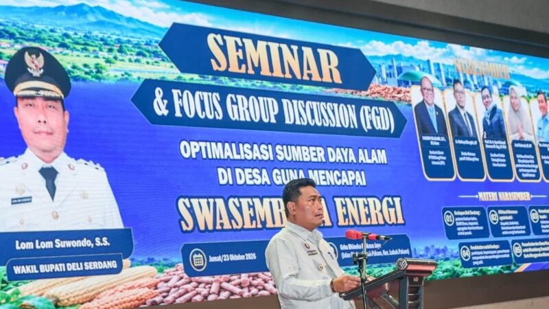Deli Serdang Bidik Biomassa Jadi Sumber Energi dan Penggerak Ekonomi Desa