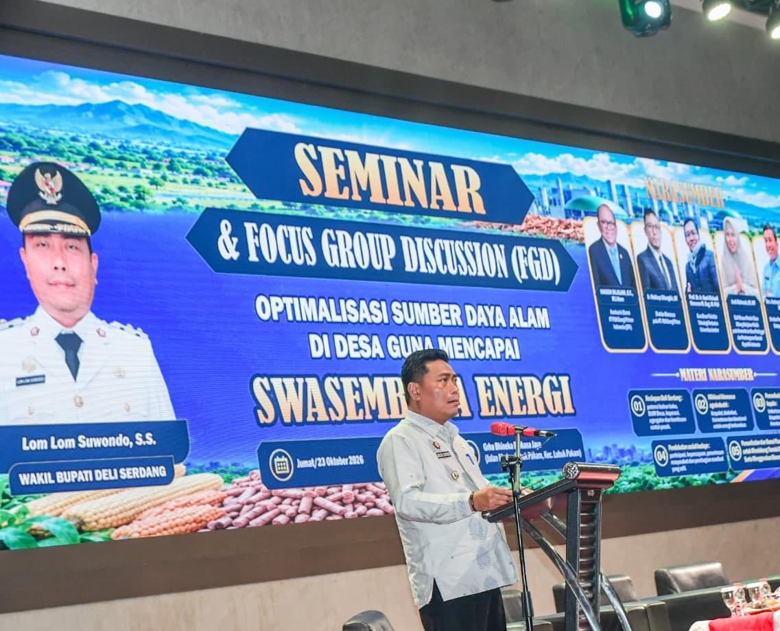 Deli Serdang Bidik Biomassa Jadi Sumber Energi dan Penggerak Ekonomi Desa