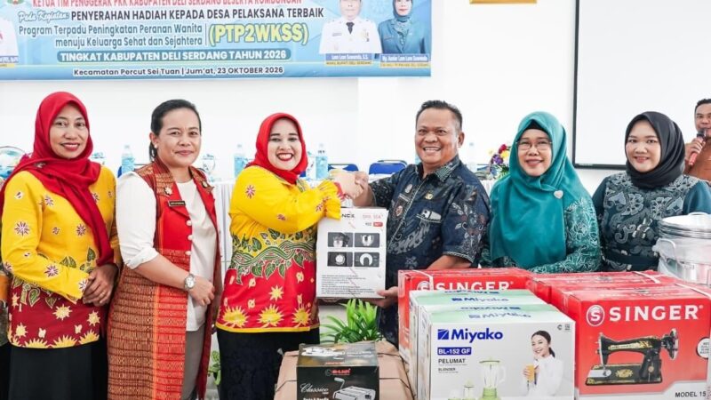 Ketua PKK Deli Serdang Dorong Pemenang PTP2WKSS Deli Serdang Kembangkan Usaha Produktif Keluarga