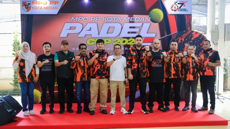 Zakiyuddin Harahap Buka Padel Cup 2026,Ajak Pemuda Pancasila Perkuat Kegiatan Positif