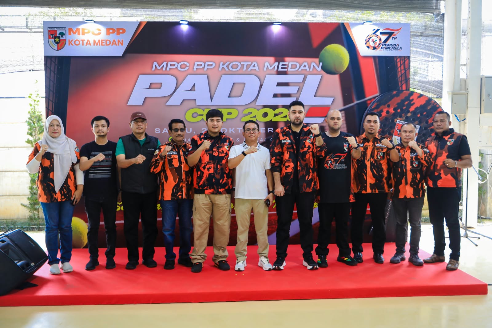 Zakiyuddin Harahap Buka Padel Cup 2026,Ajak Pemuda Pancasila Perkuat Kegiatan Positif