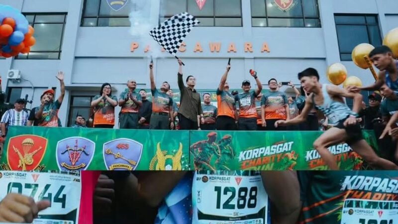 Rico Waas Lepas Ribuan Peserta Korpasgat Charity Run 2026, Olahraga Sekaligus Berbagi