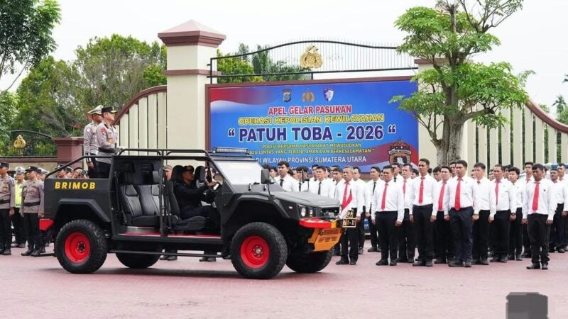 Polda Sumut Gelar Operasi Patuh Toba 2026 Digelar Hingga 8 November