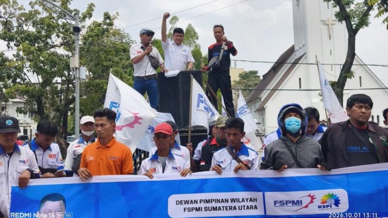 FSPMI Sumut Desak KHL 100 Persen, Tuntut UMP Naik 10 Persen