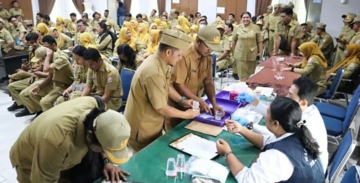PPPK Paruh Waktu Deli Serdang Jalani Tes Narkoba sebagai Syarat Perpanjangan Kontrak