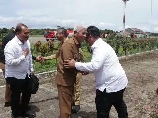 Sambut Wagub Sumut di Binaka, Wali Kota Gunungsitoli Bahas Agenda Strategis