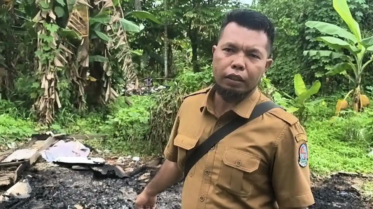 Peringatan Diabaikan, Kadus Desa Amplas Bakar Barak Narkoba