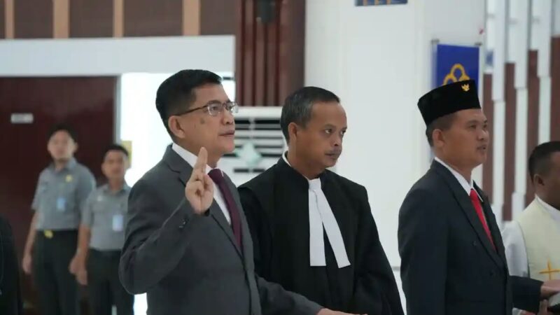 Kakanwil Kemenkum Sumut Lantik 7 Pejabat, Tekankan Integritas dan Kepastian Hukum