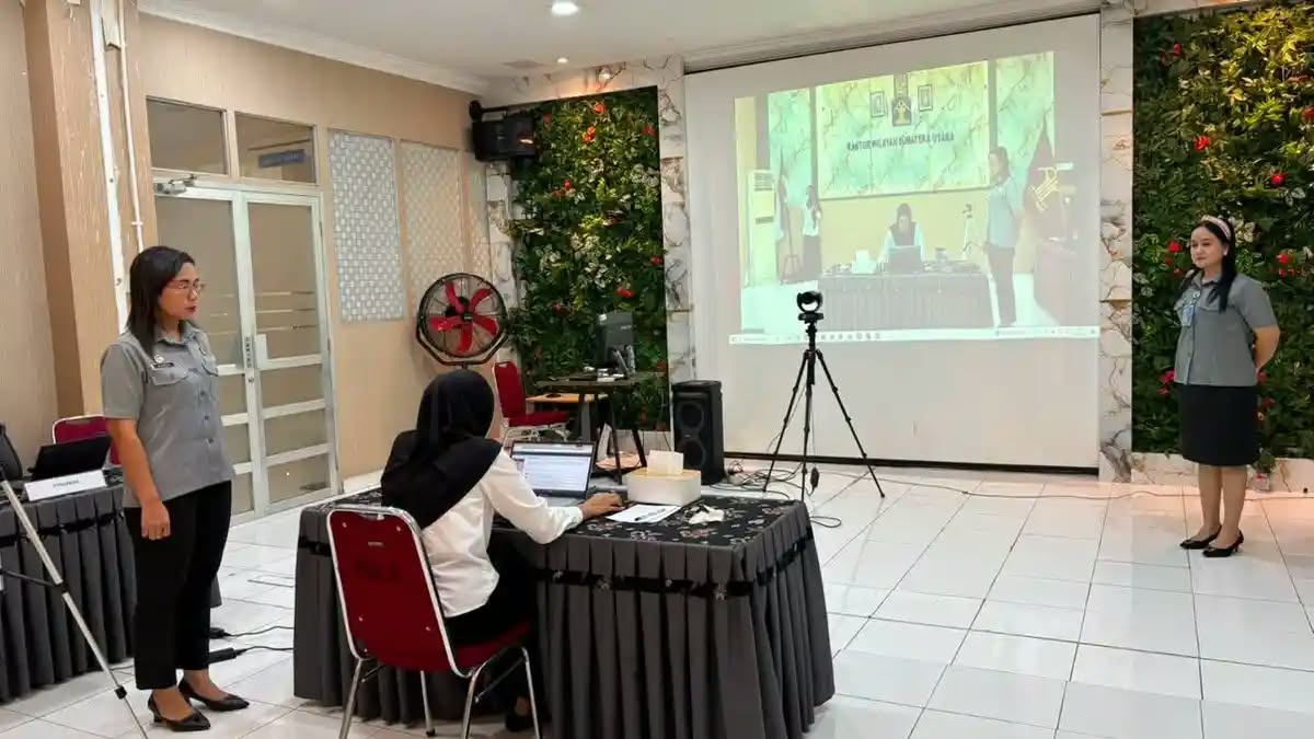 Kanwil Kemenkum Sumut Ikuti Arahan Dirjen PP soal Pembentukan Ranperda