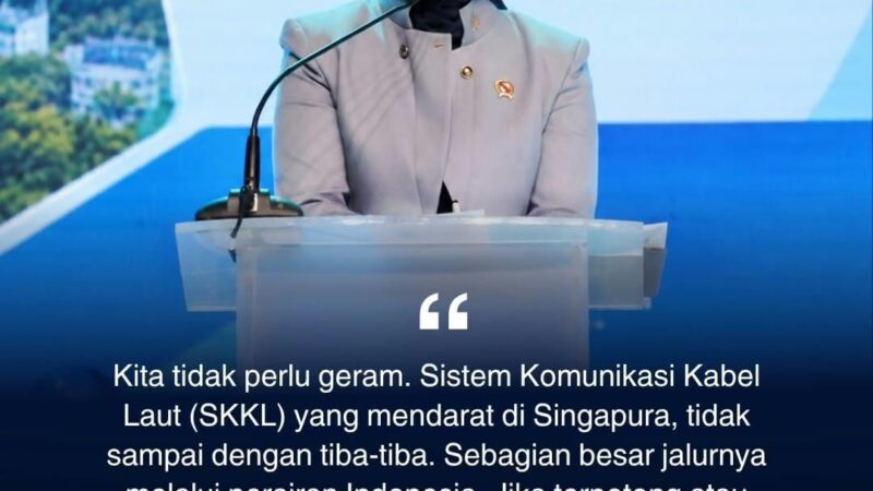 Menkomdigi Jawab Ancaman Politisi Singapura Potong Kabel Internet RI