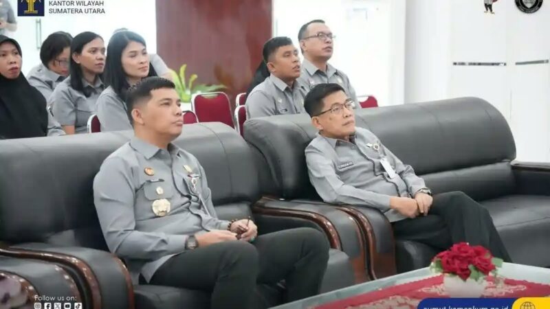 Kanwil Kemenkum Sumut Ikuti Uji Kompetensi Manajerial dan Sosial Kultural Jabatan Fungsional