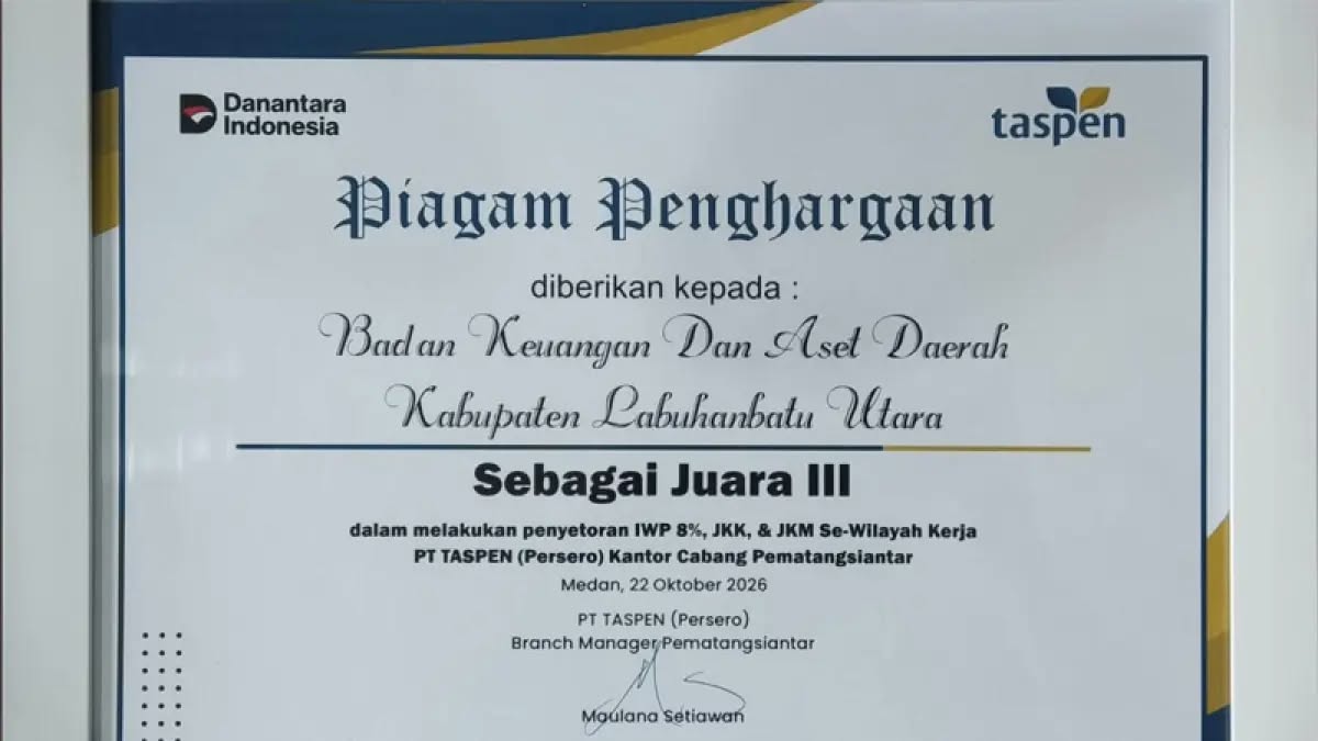 BKAD Labura Juara III Se-Wilayah PT Taspen Pematangsiantar