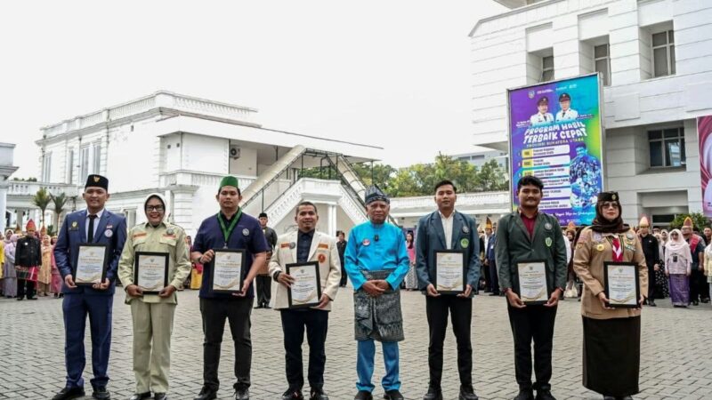 Tujuh Organisasi Kepemudaan Terima Anugerah Bakti Pemuda Inspiratif Sumut