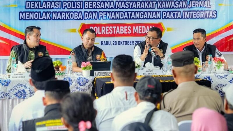 Bupati Deli Serdang Apresiasi Langkah Tegas Kepala Dusun Dusun III-A Selambo-Deli Serdang Berantas Narkoba