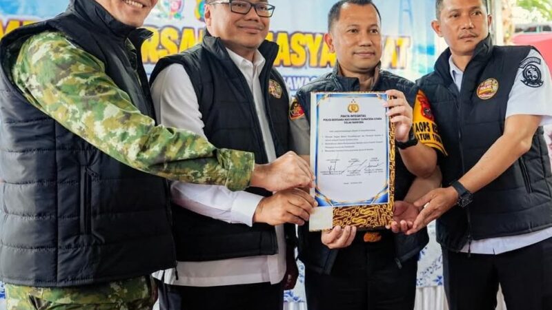 Pemkab Deli Serdang, Polrestabes Medan, dan Kodim 0201/Medan Deklarasikan Tolak Narkoba